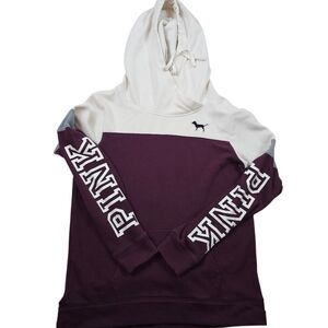 Victorias Secret PINK Fleece Hoodie Sweatshirt In SP